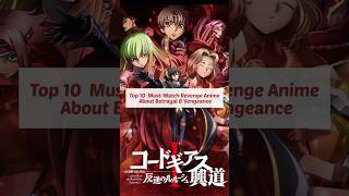 Top 10 Must-Watch Revenge Anime About Betrayal \u0026 Vengeance #anime