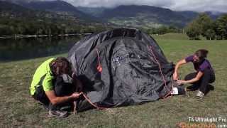 Установка палатки Quechua T4 Ultralight Pro