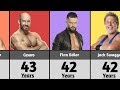 age of wwe wrestlers in 2024