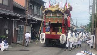 2022年(令和4年)中津祇園　豊後町朝車