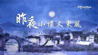 童麗《昨夜小樓又東風》今夜月稀掩朦朧  低聲嘆呢喃望星空 ... ♥ ♪♫•*•