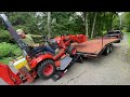 new used trailer for a kubota bx23s