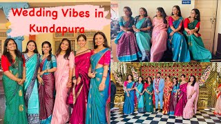 wedding vibes in Kundapura |Train Journey from Shimoga to Bangalore #friendwedding #prakrithivlog