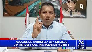 Alcalde usa chaleco antibalas tras ser extorsionado por “Los Lobos”