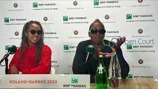 Fernandez and Townsend to Roland Garros women's dubs final
