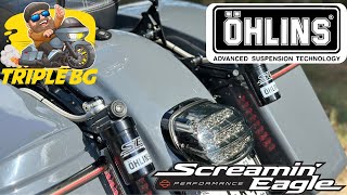 Harley Davidson Screamin' Eagle Ohlins Suspension Install: Enhanced Riding Performance!