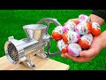 Meat Grinder vs Kinder Surprise - Experiment