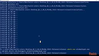 Mastering Qt 5 GUI Programming: Packaging Qt Applications on Windows | packtpub.com