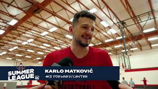 Karlo Matkovic talks Progress, Summer League | New Orleans Pelicans