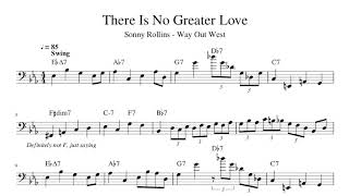 There Is No Greater Love - Ray Brown Transcription