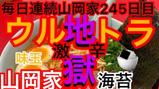 山岡家地獄のウルトラ激辛ラーメン【一人飯】【飯テロ】【暇つぶし】【ASMR】