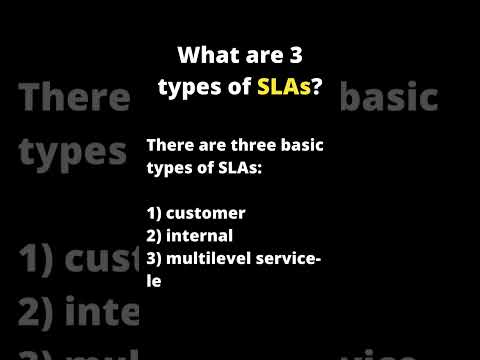 What is SLA? Service Level Agreement Types of SLAs Information Technology HYDTECH