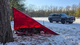 Camp Sights !! Episode 1: Winter Car Camping Piney Mountain