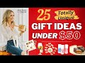 25 GIFTS IDEAS Under $50 | Holiday Gift Guide