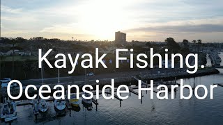 Oceanside Harbor Kayak Fishing Drone Flying