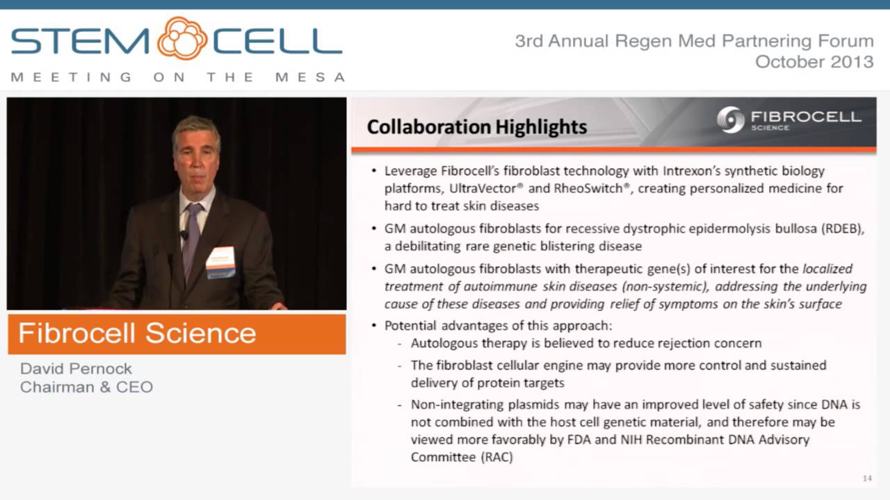 Fibrocell Science - Company Presentation - YouTube