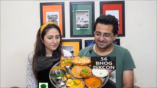 Pakistani reacts to Chappan Bhog At Iskcon Temple Special | 56 Bhog Delhi Food Vlog