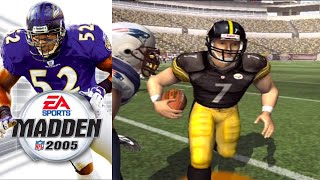 Madden NFL 2005 PS2 | Ben Roethlisberger Rookie Highlights