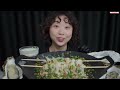 삼배체굴꼬치🍢꿍체남쁠라소스 만들어 먹어요 mukbang eating show