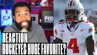 REACTION: Jeremiah Smith \u0026 Ohio State is a NEAR-DOUBLE-DIGIT favorite against Notre Dame?