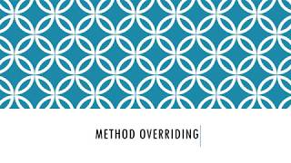 Java Inheritance Tutorial 6 (Method Overriding and Dynamic Method Dispatch)