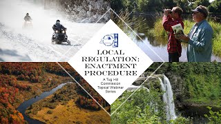 Local Regulation: Enactment Procedure