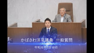 【千葉市議会】『千葉市東部地域に第２児童相談所の整備を！』令和元年6月18日 かばさわ洋平議員 一般質問より