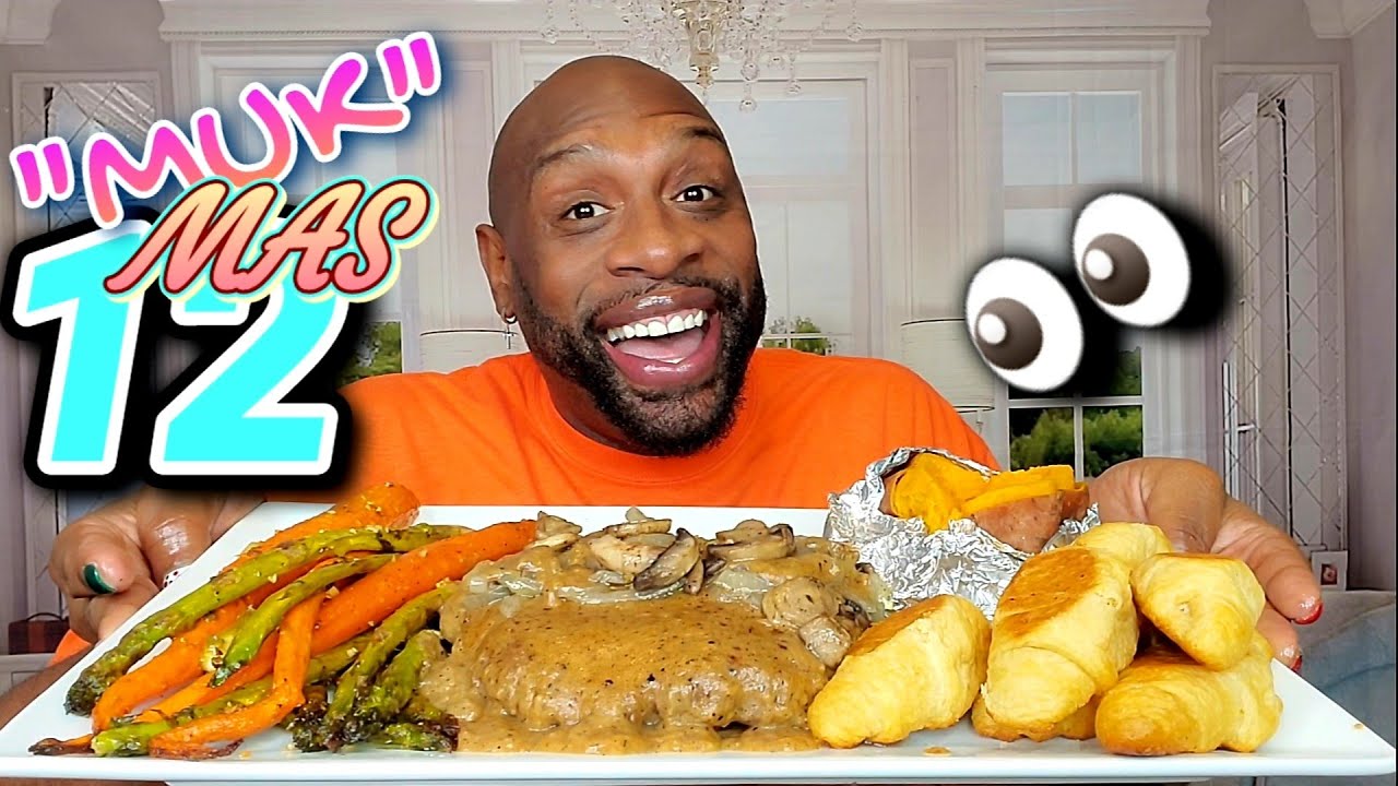 HAMBURGER STEAK SOULFOOD MUKBANG 먹방 ... 3 DAYS OUR WAY ... DAY 3 W/ THE ...