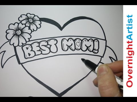 Draw Best Mom How To Draw Best Mom Graffiti Bubble Letters
