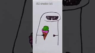 como dibujar a flork ice cream cone #flork #memes #meme #viral