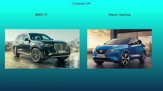 2019 BMW X7 vs 2021 Nissan Qashqai - Technical Data Comparison