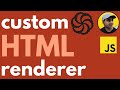 JavaScript Rendering Framework from SCRATCH! (#CodeKata)