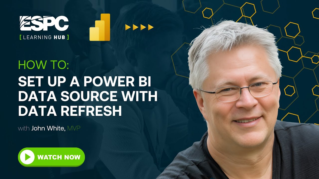 How To Set Up A Power BI Data Source With Data Refresh - YouTube