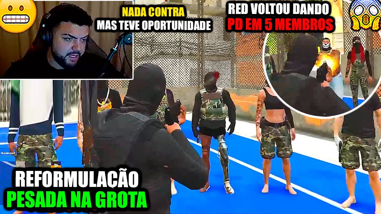 Reformulação Na Grota Red Voltou Deu Pd Em 5 Membros Da Favela Gta Rp