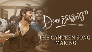 Dear Comrade Kannada - Canteen Song Making | Vijay Deverakonda | Rashmika | Bharat Kamma