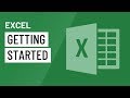 Excel: Getting Started