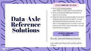 Market Research: Introduction to Data-Axle Reference Solutions