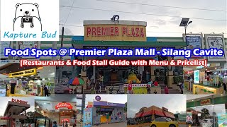 Food Spots @ Premier Plaza Mall-Silang Cavite (Restaurants \u0026 Food Stall Guide with menu \u0026 pricelist)