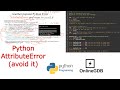 Python | AttributeError | Ways to avoid