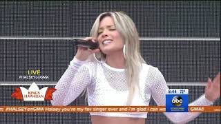 Alone - Halsey performs her song in the lastest album on LIVE GMA part 2
