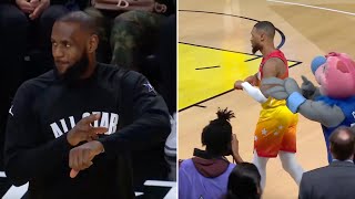 LeBron, Giannis Do Dame Time Celebration After Game-Winner | All-Star Game