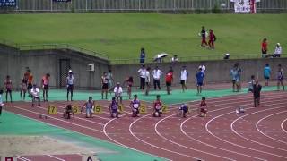 20160626中部陸協記録会男子100ｍ3組