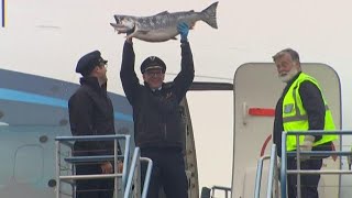 Copper River salmon arrives in Seattle