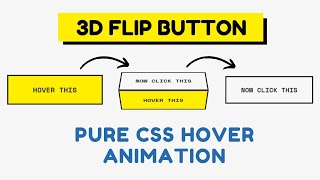 CSS Button Hover Animation: Learn to Create a 3D Flip Effect