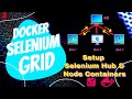 How to Setup Selenium Grid in Docker for Parallel Testcase Execution | Parallel Execution in docker