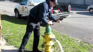 Testing fire hydrants