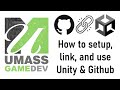 How to setup, link, and use Unity & GitHub