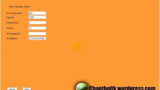 Banking Deposit With JFrame Form Part 2-Java Programing OPP