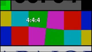 VISUALIZER (TM) test pattern 15 features explained.