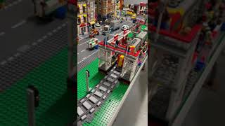 LEGO CITY WITH MOVING TRAIN #Shorts